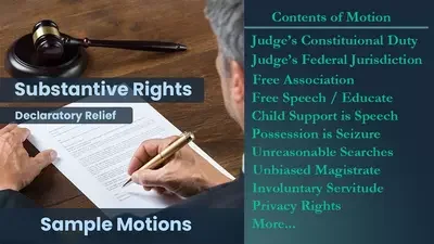 Substantive Rights Motion